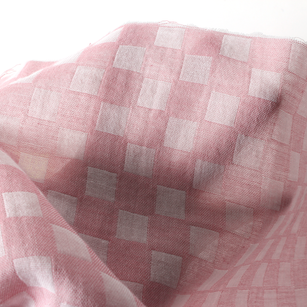 市松模様のダブルガーゼ