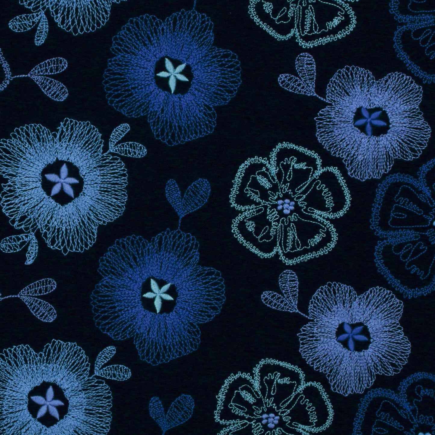 カットクロス(大花グラデーション刺繍)21 70cm