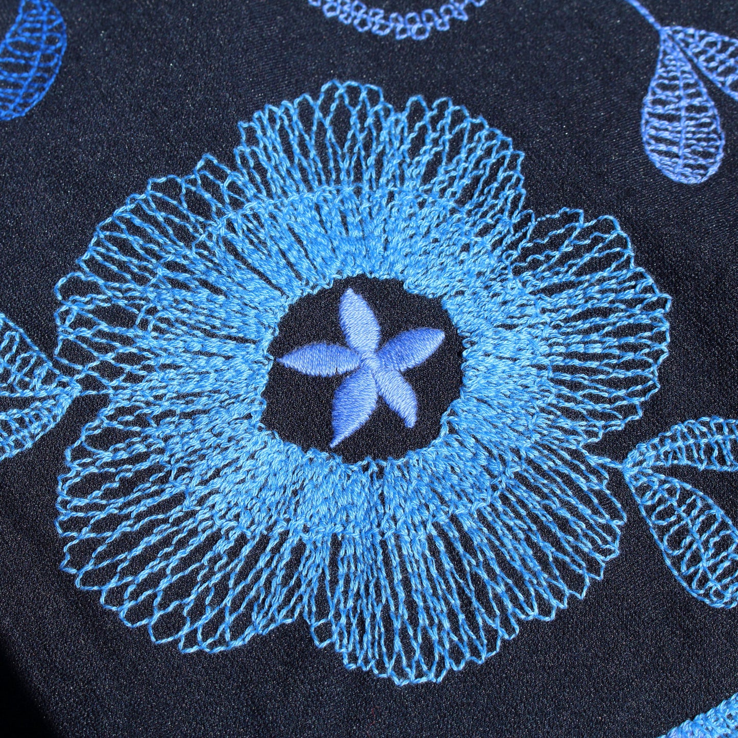 カットクロス(大花グラデーション刺繍)21 70cm