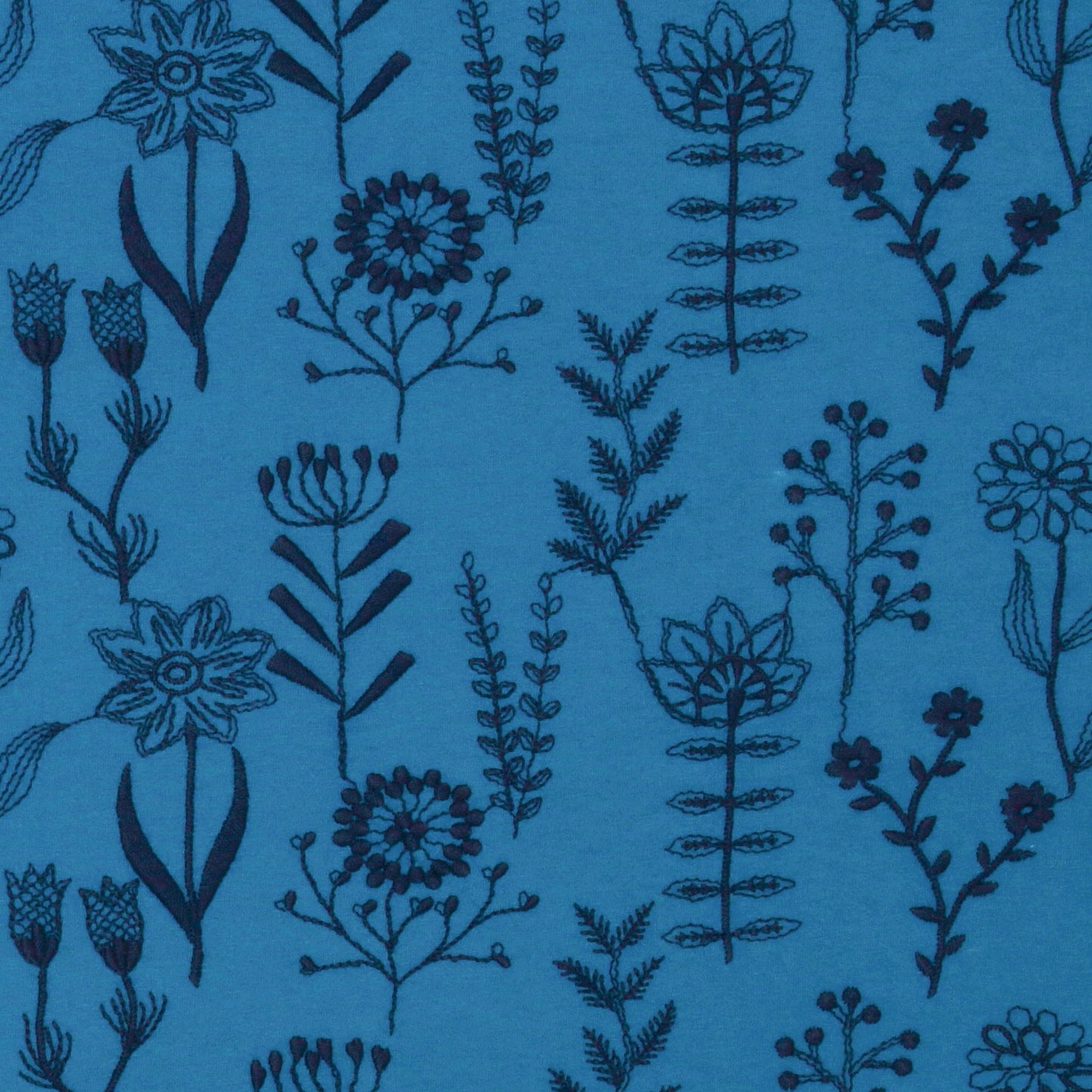ボタニカルぷっくり刺繍