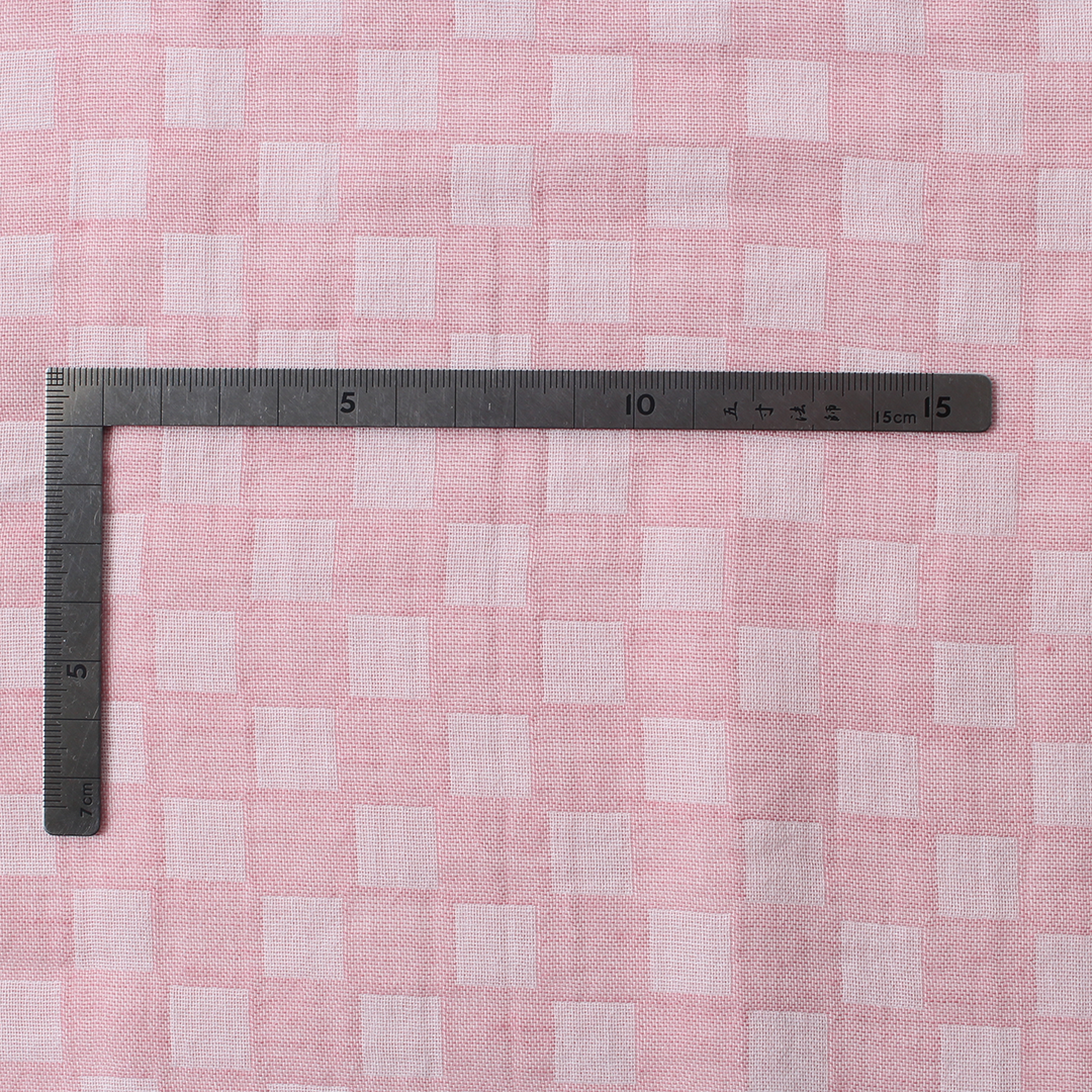 市松模様のダブルガーゼ