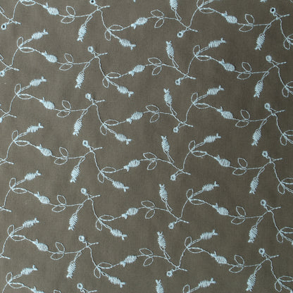 T/C花柄ボーラー刺繍