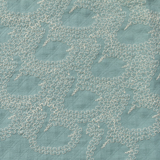 スワン刺繍　ー　キルトドビー