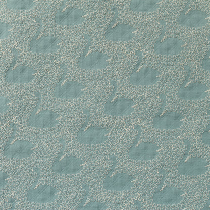 スワン刺繍　ー　キルトドビー