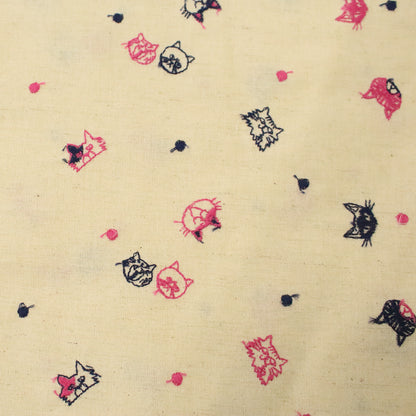 ねこ玉刺繍